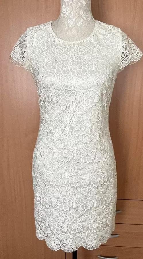 H&M kanten jurk maat 38, Maat 38/40 (M), Wit, Nieuw, Ophalen of Verzenden