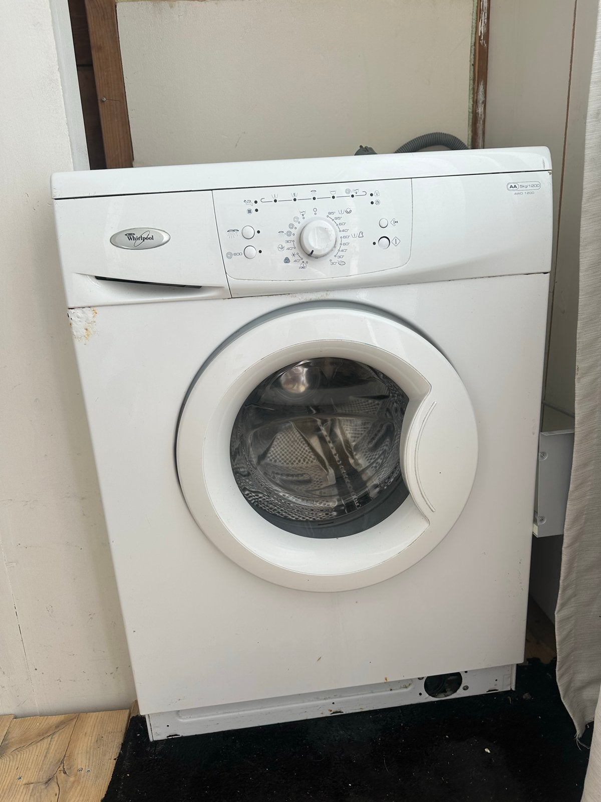 Wasmachine en droger / beide werken goed, 6 tot 8 kg, Ophalen, Gebruikt, 85 tot 90 cm