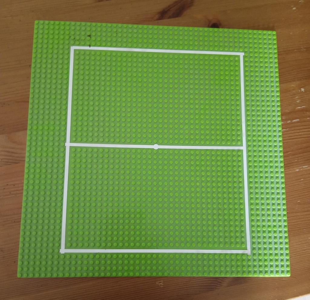 Plus Bricks voetbalveld, Ophalen