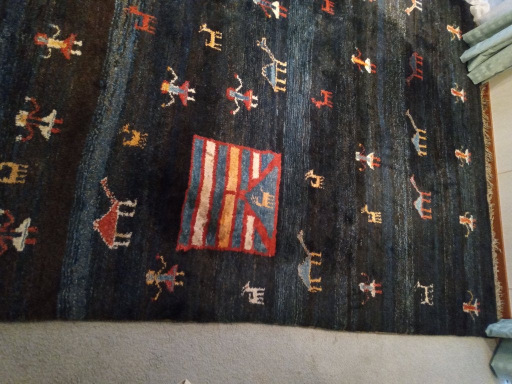 Perzisch tapijt design wollen vloerkleed, Ophalen, Blauw, 150 tot 200 cm, 200 cm of meer