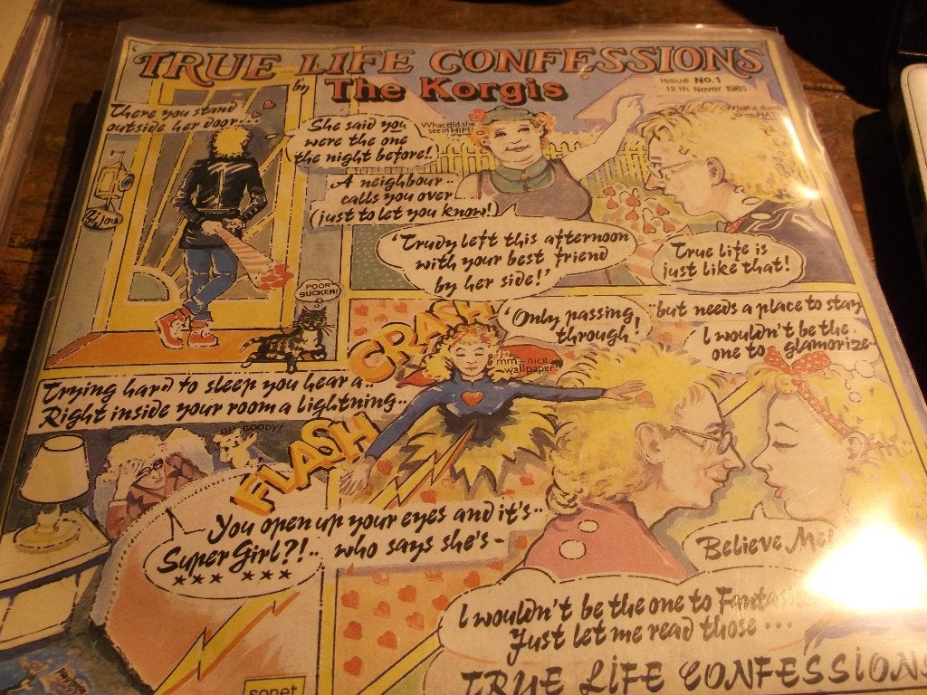 the korgis True life confessions 76, Gebruikt, 7 inch, Single, Ophalen of Verzenden