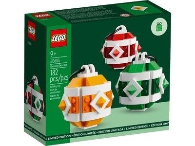 LEGO 40604 Kerst Decoratie Set - Limited Edition, Overige thema's, Lego, Nieuw, Ophalen of Verzenden