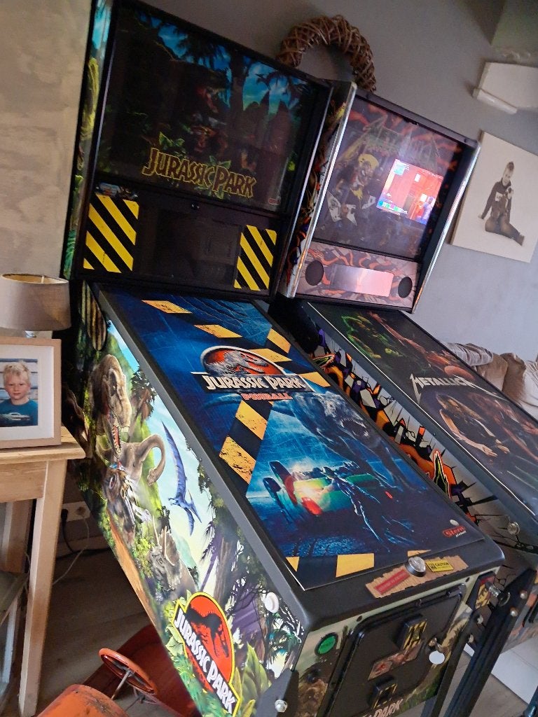 Flipper jurassic park, Ophalen, Elektronisch, Stern, Zo goed als nieuw