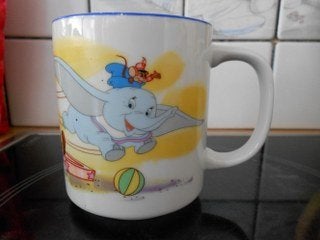 Dombo Dumbo beker mok, Ophalen, Bambi of Dumbo, Gebruikt, Servies