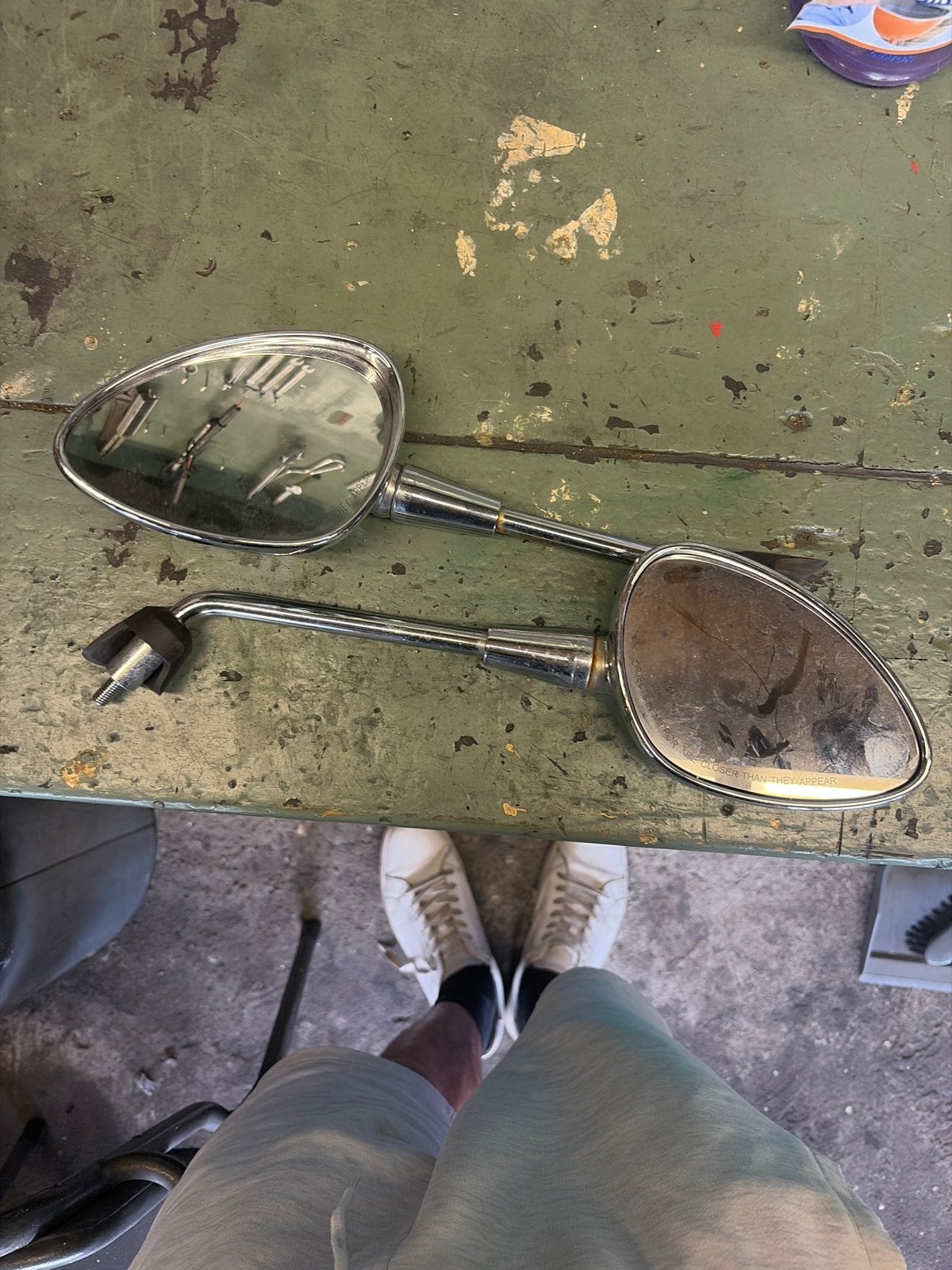 Chrome Vespa Sprint Spiegels - Gebruikt, Fietsen en Brommers, Brommeronderdelen | Scooters, Ophalen of Verzenden, Gebruikt, Overige typen