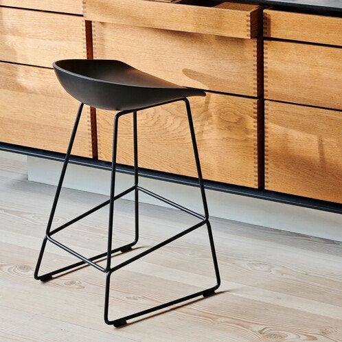 Hay AAS38 barkruk 65cm zwart onderstel, 1 kruk, Ophalen, Gebruikt, 60 tot 90 cm