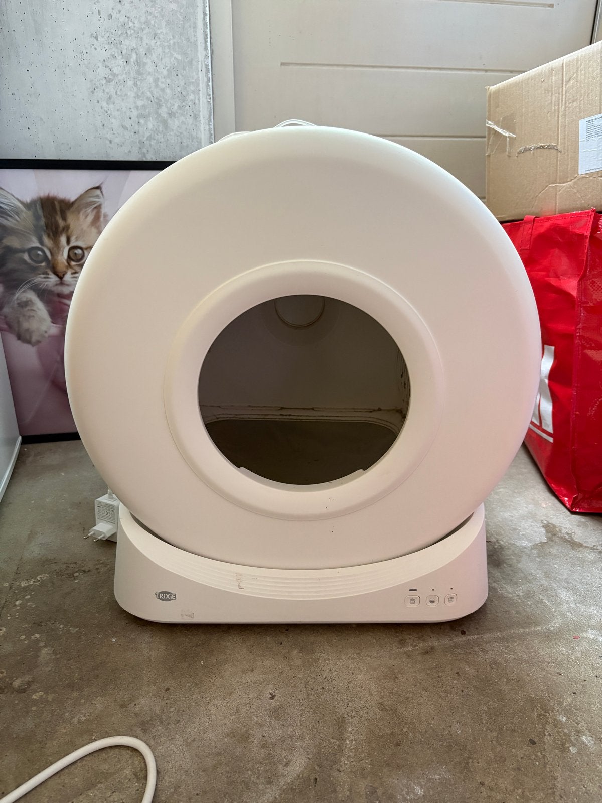 Zelfreinigende kattenbak trixie smart (met app), Ophalen of Verzenden, Zelfreinigend, Zo goed als nieuw