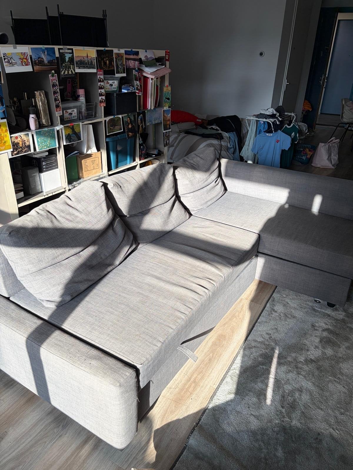 Foto 4 van IKEA FRIHETEN slaapbank/sofabed - Grijs