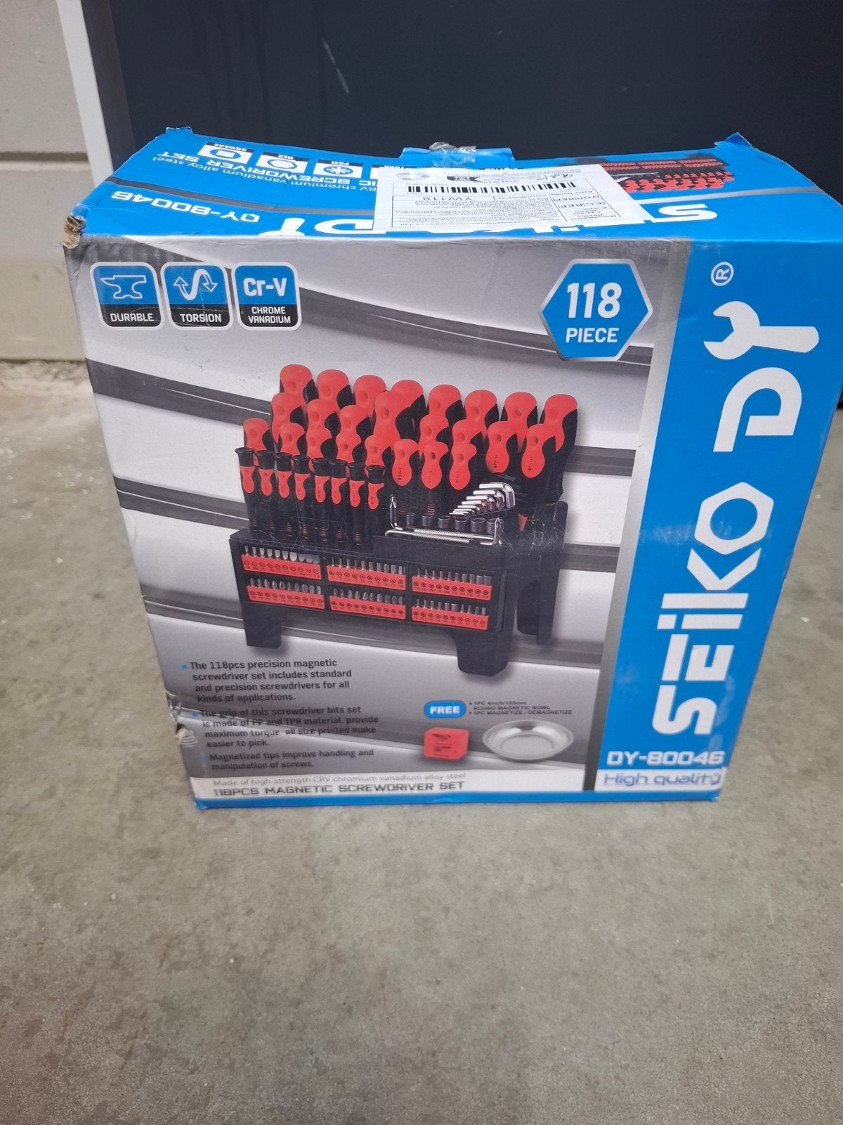 118-delige Schroevendraaier, Inbus & Torx Sleutelset, Ophalen of Verzenden, Nieuw
