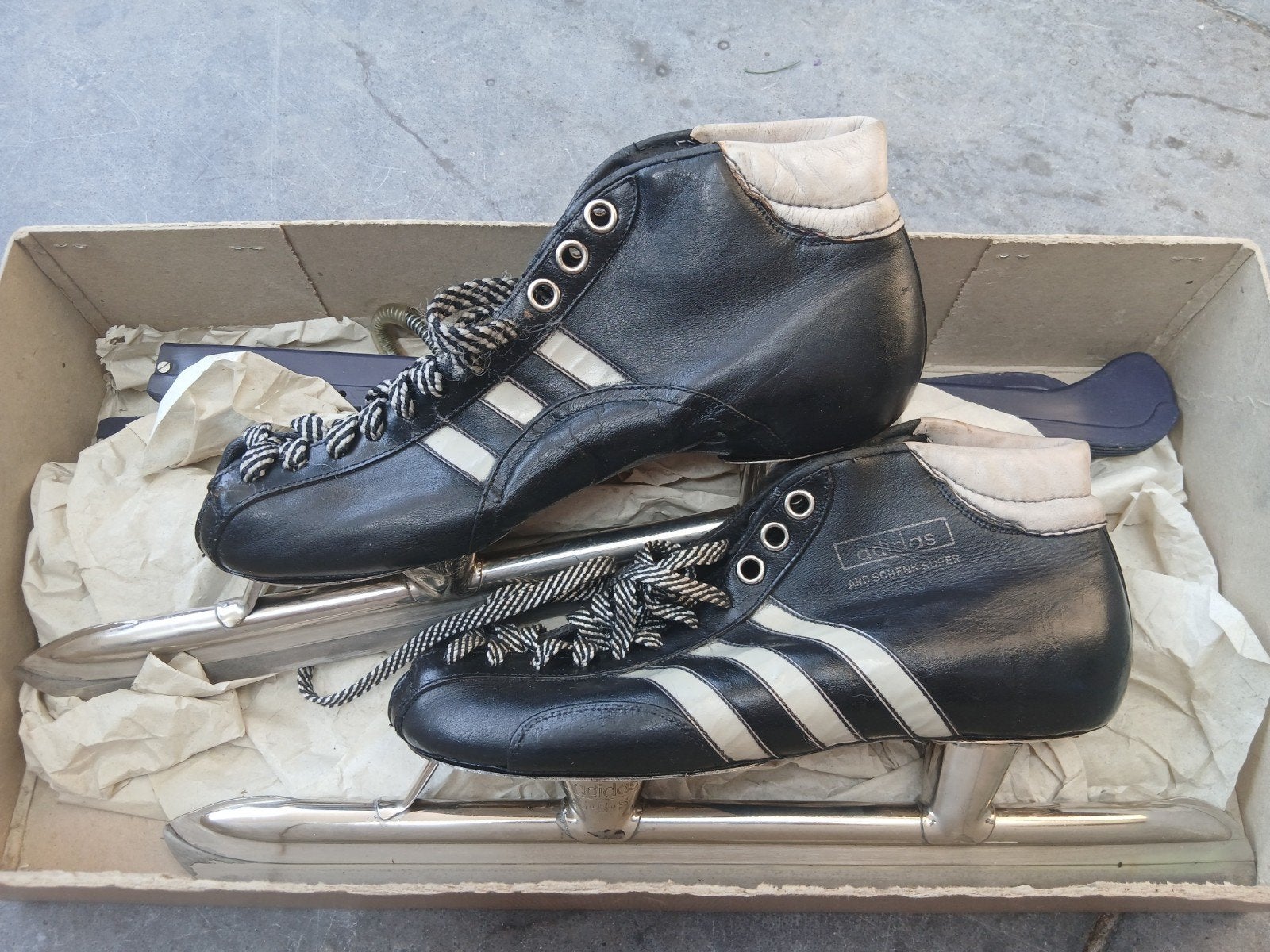 vintage Adidas Ard Schenk schaatsen, Ophalen of Verzenden, Gebruikt, Noren