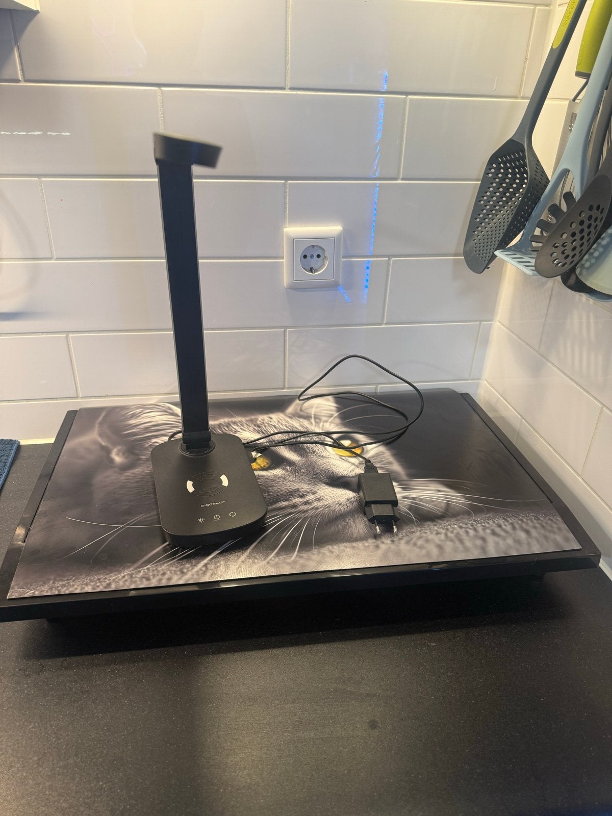 Aigostar LED Bureaulamp met Draadloos Opladen en Dimbaar, Dimbaar, Overige merken, Overige fittingen, Ophalen of Verzenden