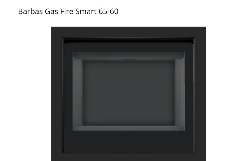 Barbas Gas Fire Smart 65-60 met kader nieuw in doos., Barbas, Barbas, Nieuw, Ophalen of Verzenden
