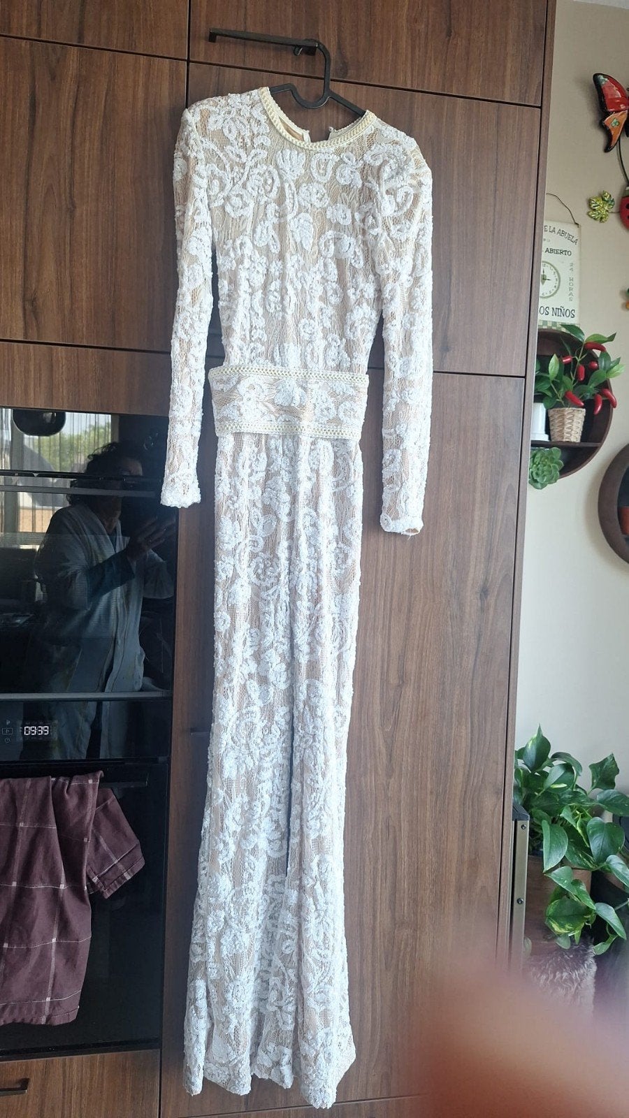 witte kanten jumpsuit is van het merk Unique the label en st, Wit, Ophalen of Verzenden, Zo goed als nieuw, The unique label