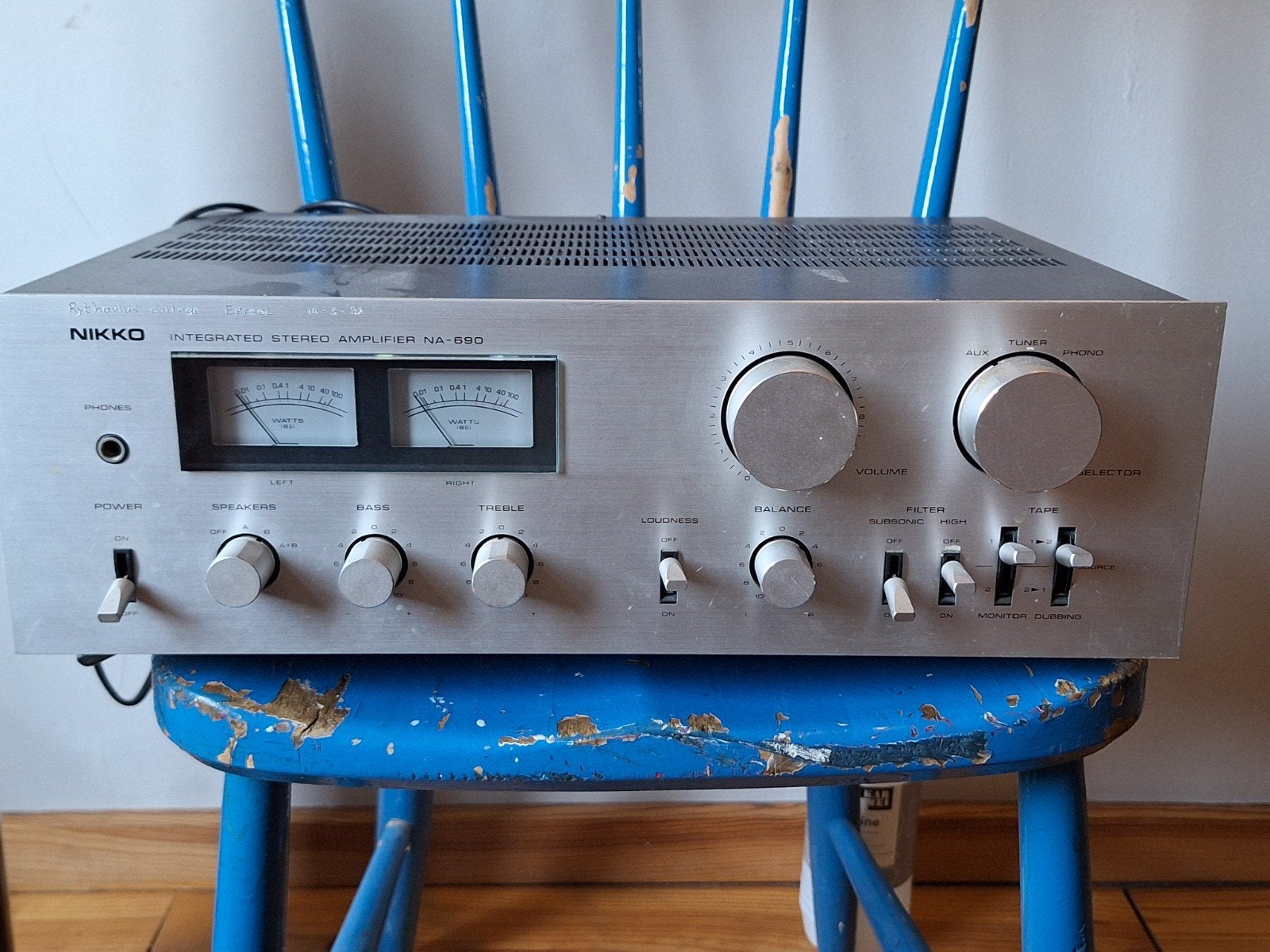Retro Nikko versterker amplifier NA-690, Ophalen, Overige merken