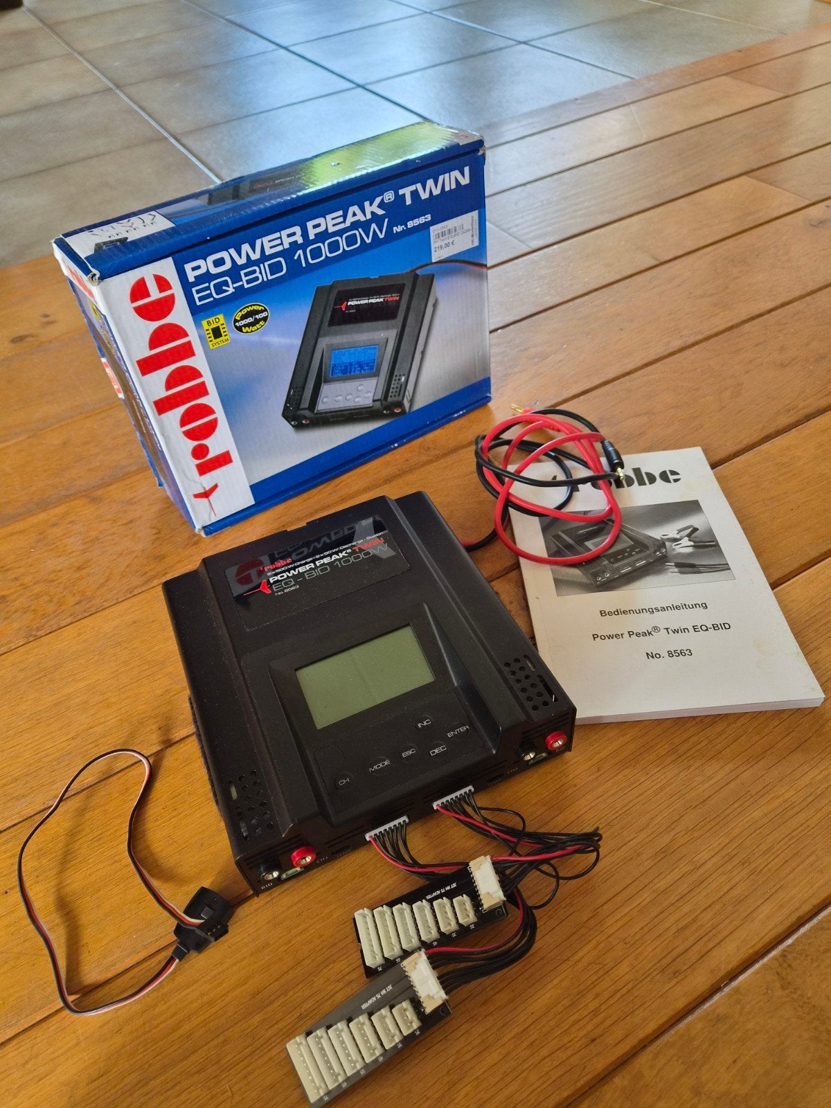 Robbe Power Peak Twin EQ-BID 1000W Lader, Hobby en Vrije tijd, Ophalen of Verzenden, Gebruikt, Overige schalen, Onderdeel