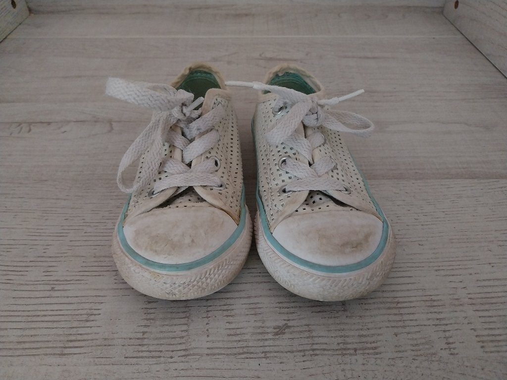 Converse All Star wit zomerschoentje maat 24, Gebruikt, Jongen of Meisje, Schoenen, Ophalen of Verzenden