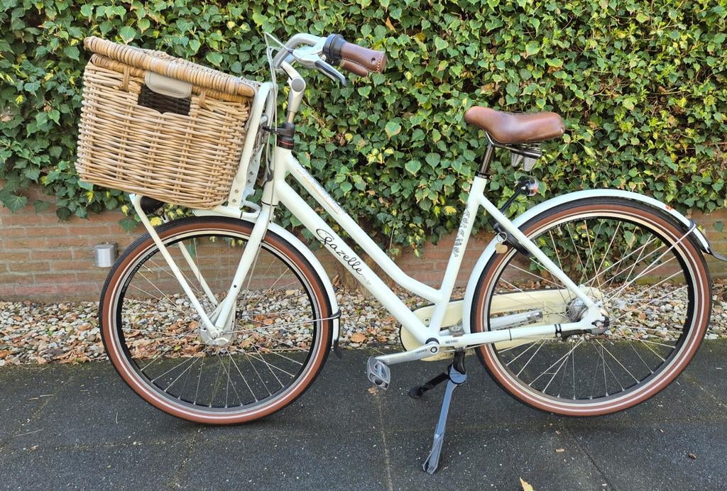 Witte Gazelle Miss Grace Damesfiets 54cm  Naafdynamo Mand 7v, Fietsen en Brommers, Fietsen | Dames | Damesfietsen, Ophalen, 53 tot 56 cm