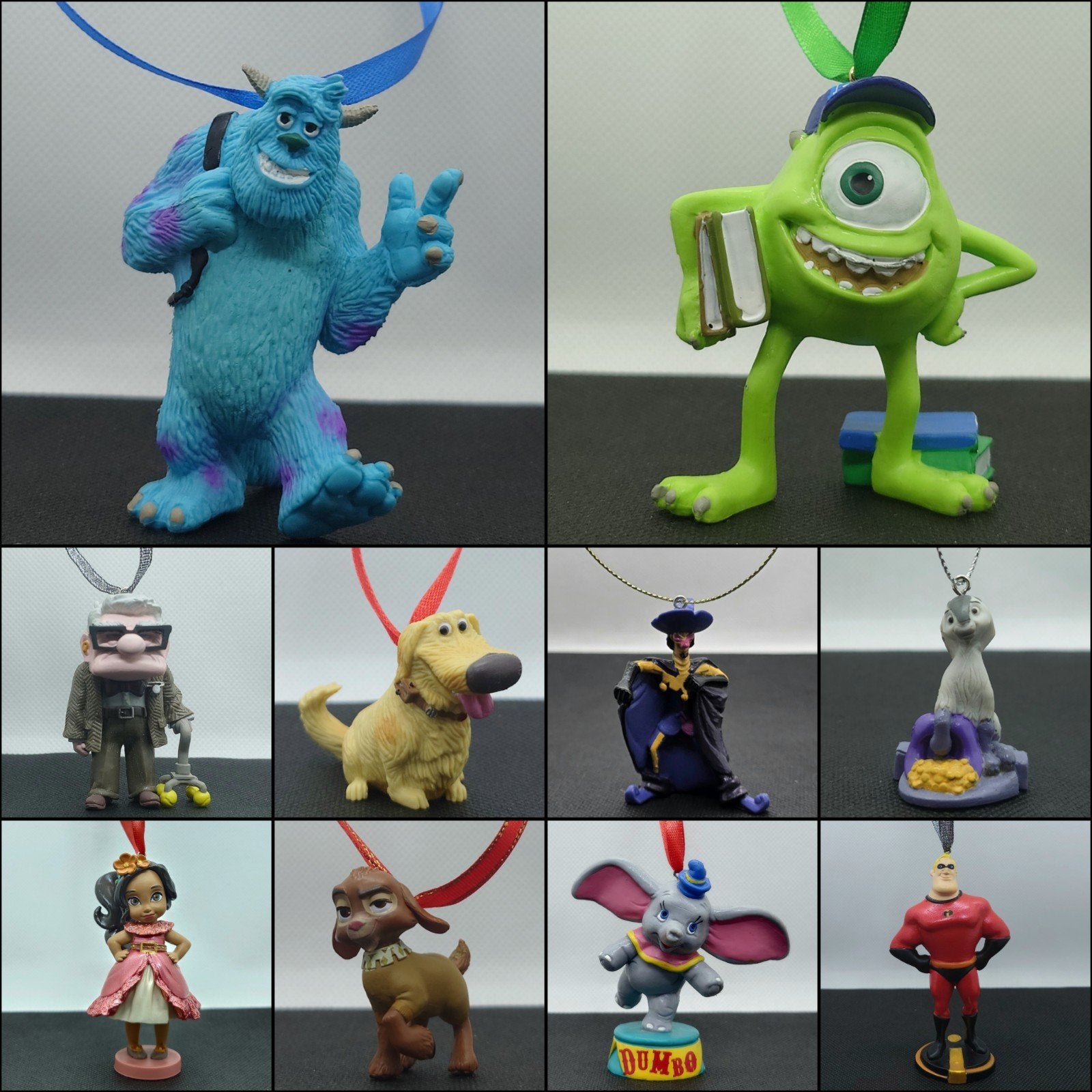 Disney kerst ornament Monsters Inc Up Wish Elena Dombo, Ophalen of Verzenden