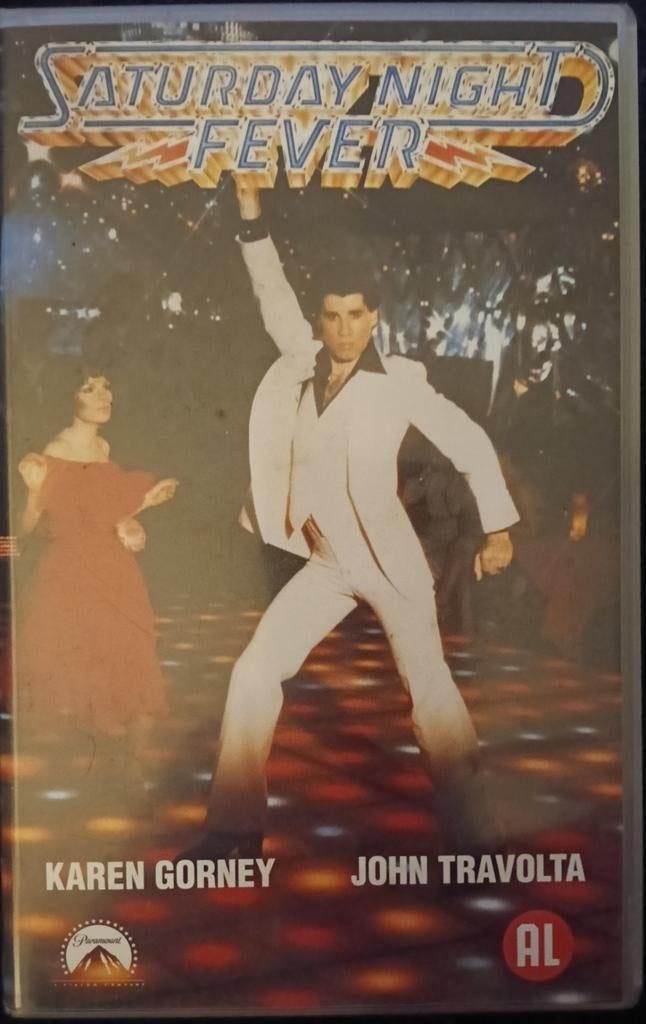 Saturday Night Fever vhs, Alle leeftijden, Ophalen of Verzenden, Zo goed als nieuw, Komedie
