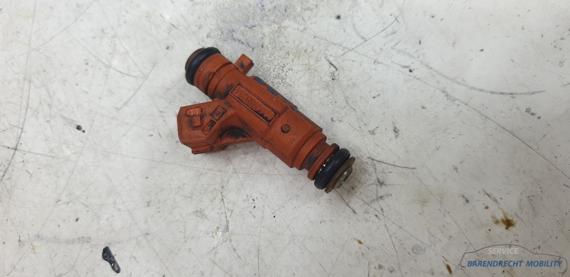 Benzine injector Peugeot 307 1.6 16V 0280156034 motorcode NF, Gebruikt, Citroën, Stellantis N.V., Ophalen of Verzenden