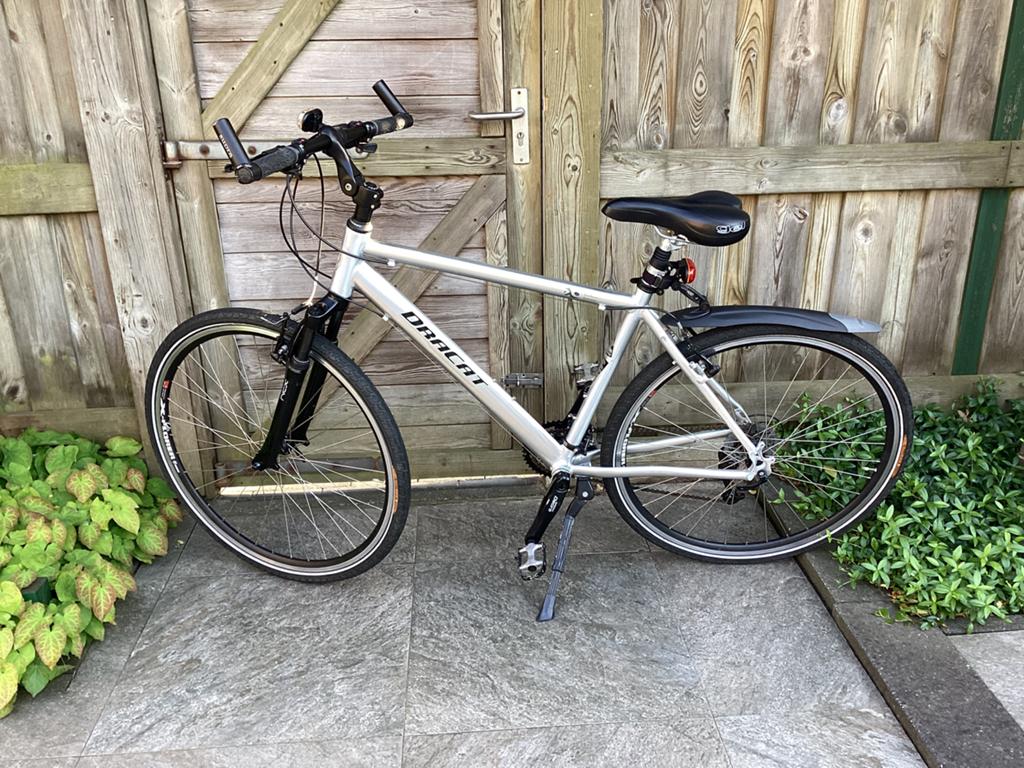 Dracat heren tour fiets 52 frame 27 versnellingen alu 7005, Fietsen en Brommers, Fietsen | Heren | Sportfietsen en Toerfietsen