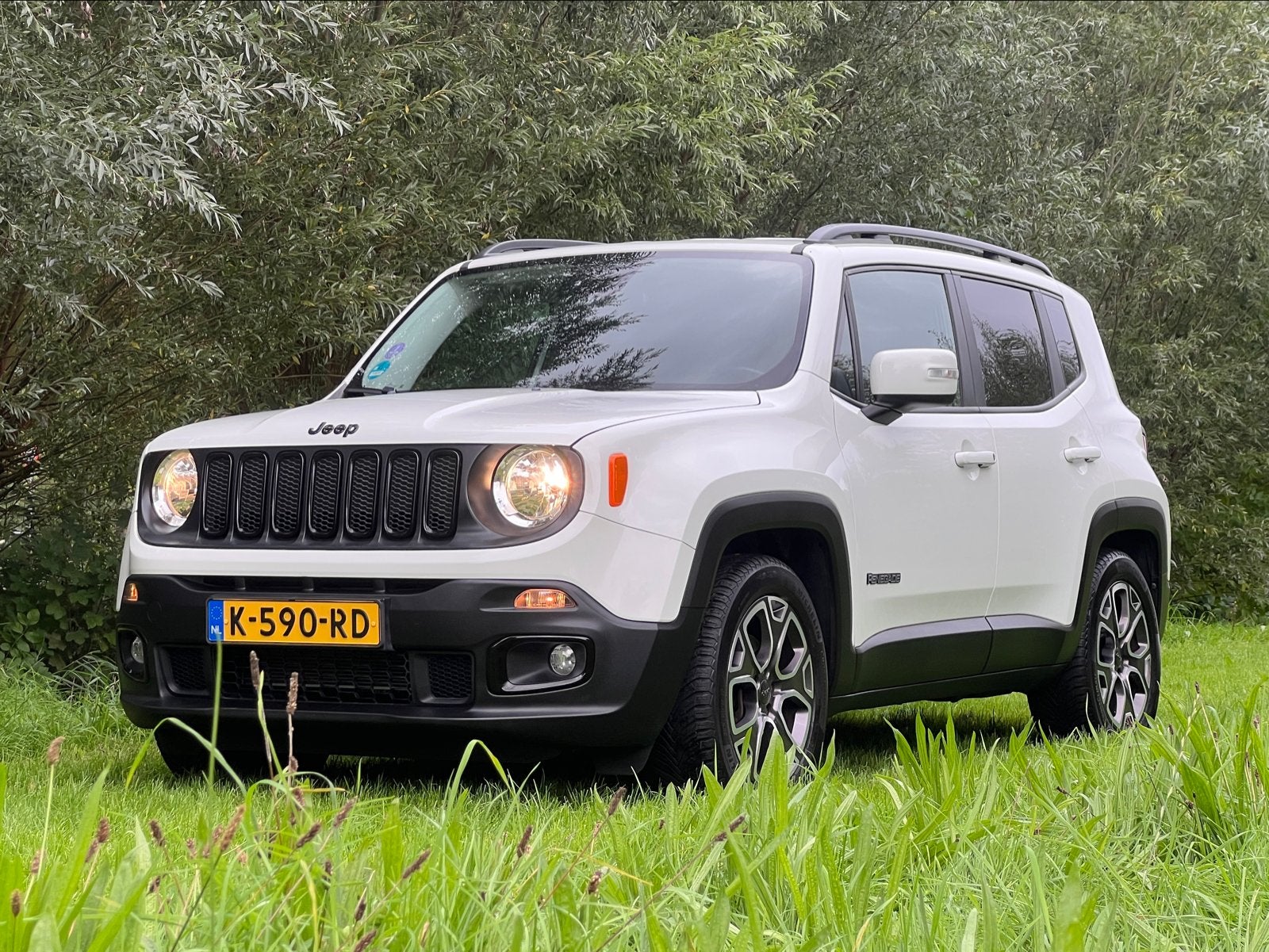 •|||||||• Jeep Renegade 1.6E Torque 81KW 2WD 2017 Wit, Auto's, Voorwielaandrijving, Stof, Wit, Handgeschakeld