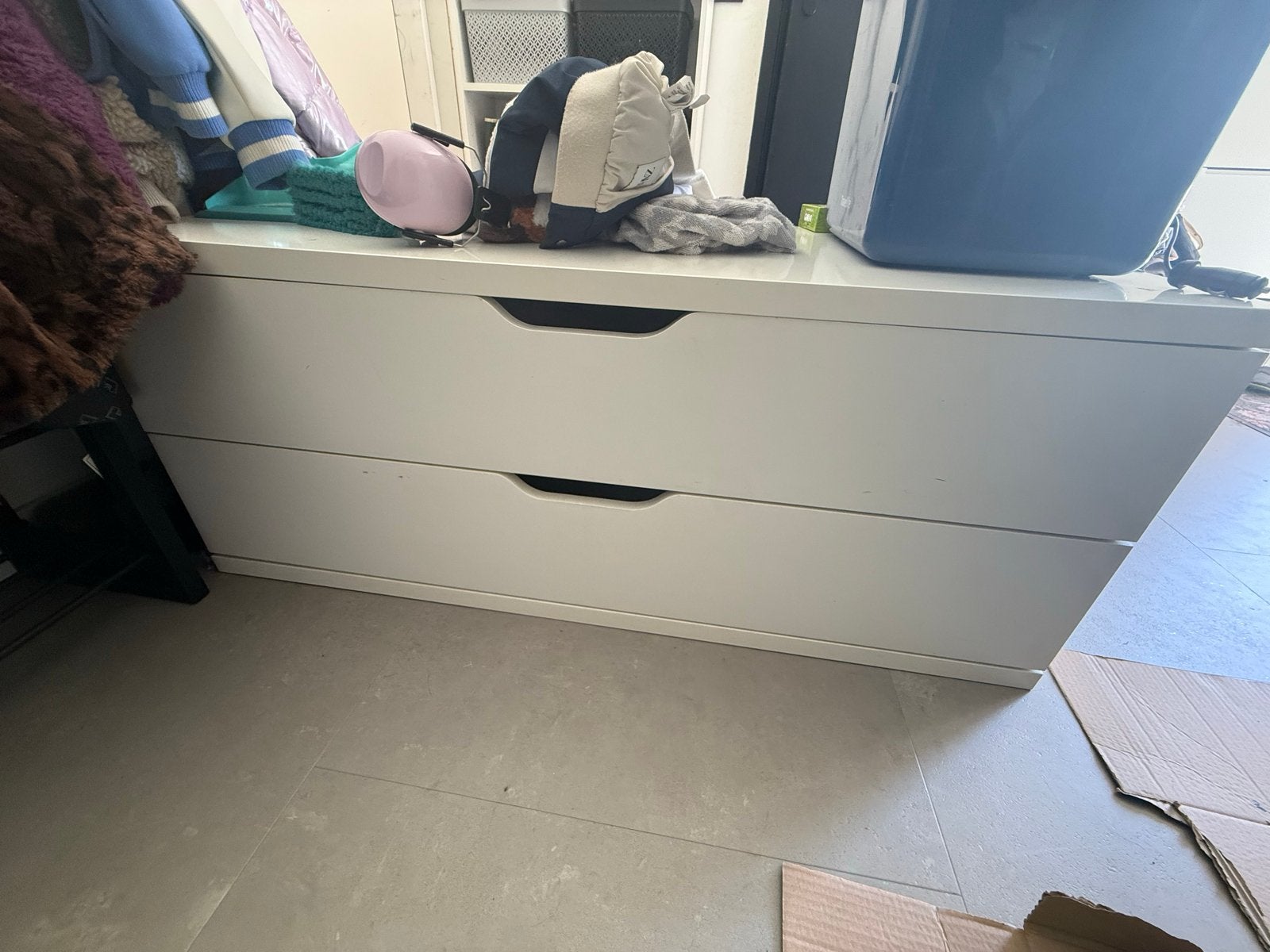 IKEA Stolmen ladekast - Wit, 2 laden, Ophalen, Overige materialen, Gebruikt, 1 of 2 laden