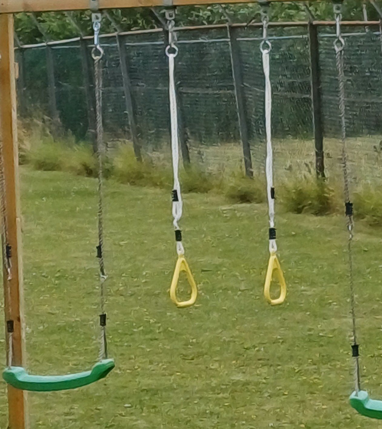 Ringen voor speeltoestel - Turnringen voor kinderen, Ophalen of Verzenden, Gebruikt, Overige typen, Aanbouwonderdeel