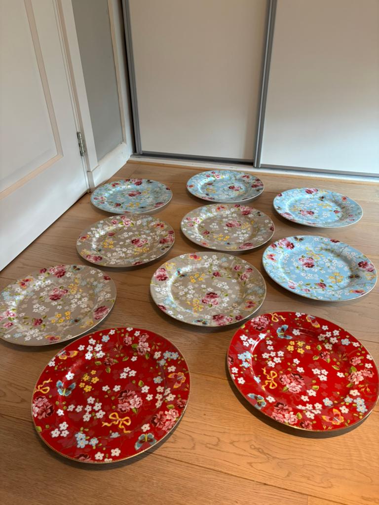 Pip Studio Floral Servies delen, Ophalen, Zo goed als nieuw, Bord(en), Overige stijlen