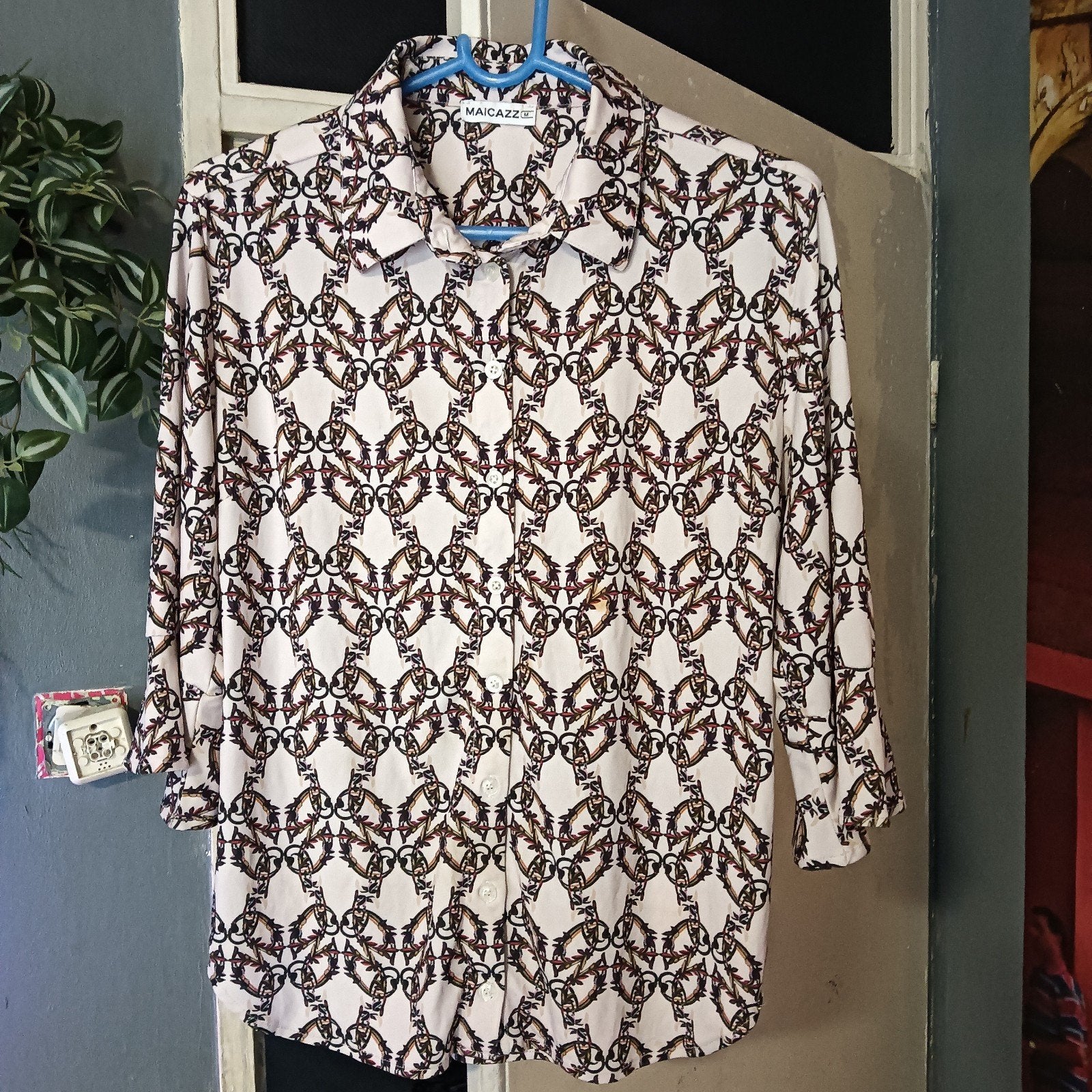 MAICAZZ Blouse met print - Maat M, MAICAZZ, Ophalen of Verzenden, Maat 38/40 (M), Meerkleurig