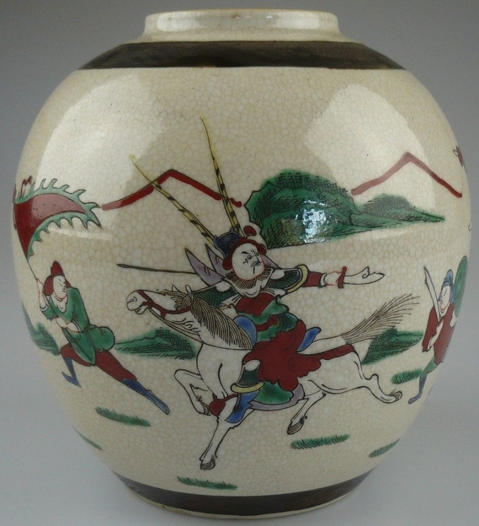 b047-Prachtige Nanking gemberpot, China-laat 19e eeuw., Antiek en Kunst, Ophalen of Verzenden