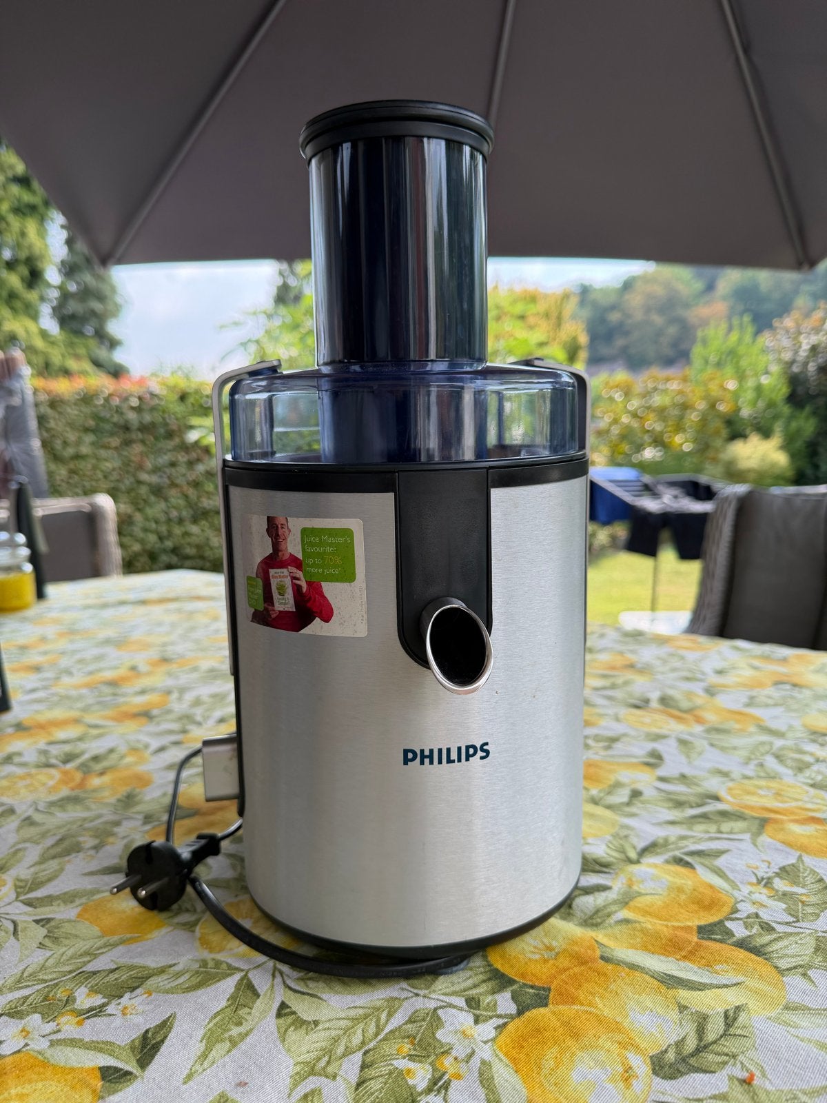 Philips Sapcentrifuge - Zo goed als nieuw, Witgoed en Apparatuur, Ophalen of Verzenden, Zo goed als nieuw, Elektrisch, Sapcentrifuge