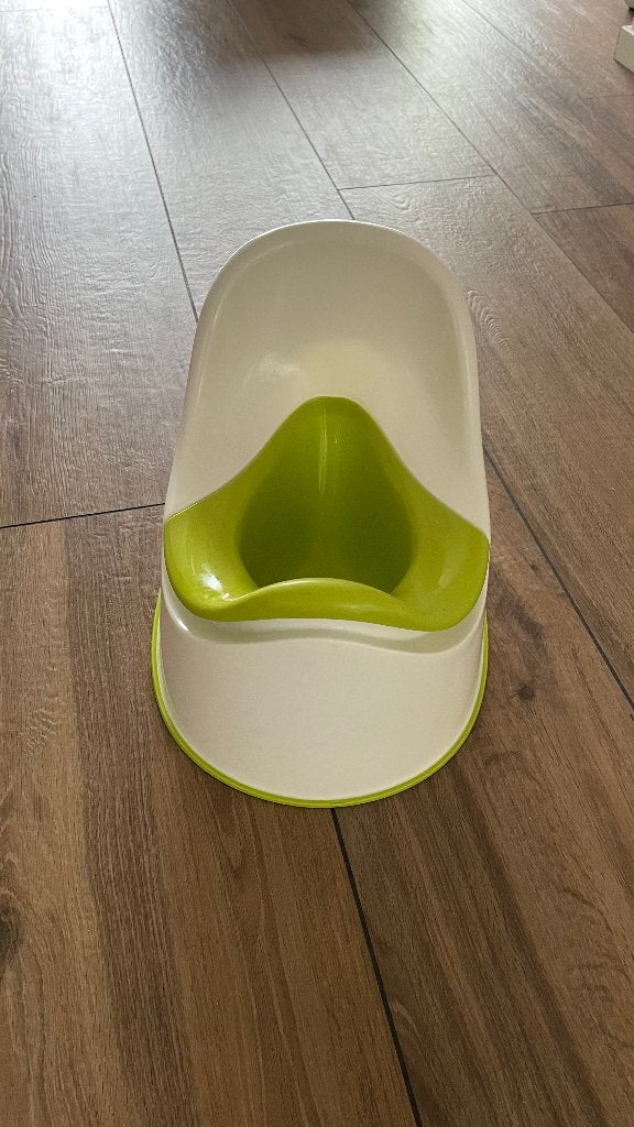 IKEA LÖCKIG  Potje (Wit/Groen) - Gratis, Ophalen, Gebruikt