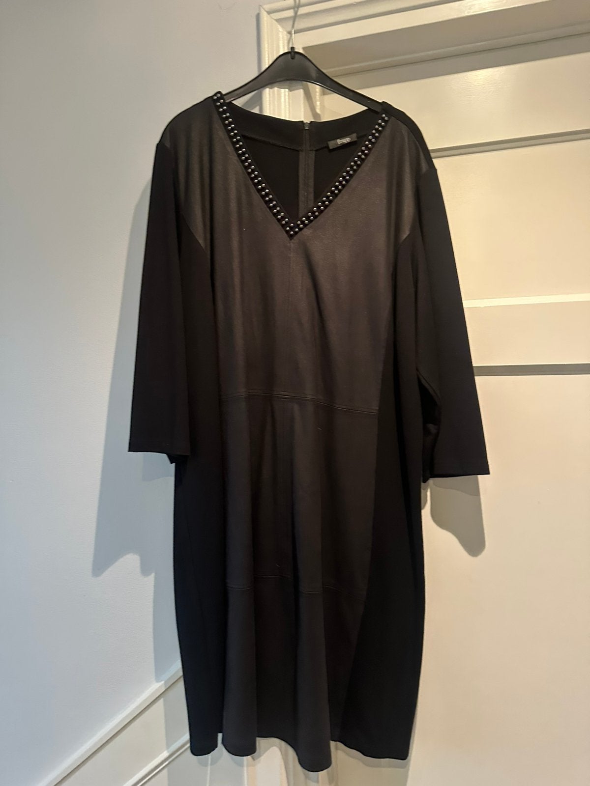 Frapp jurk maat 52, Ophalen of Verzenden, Gedragen, Zwart, Jurk