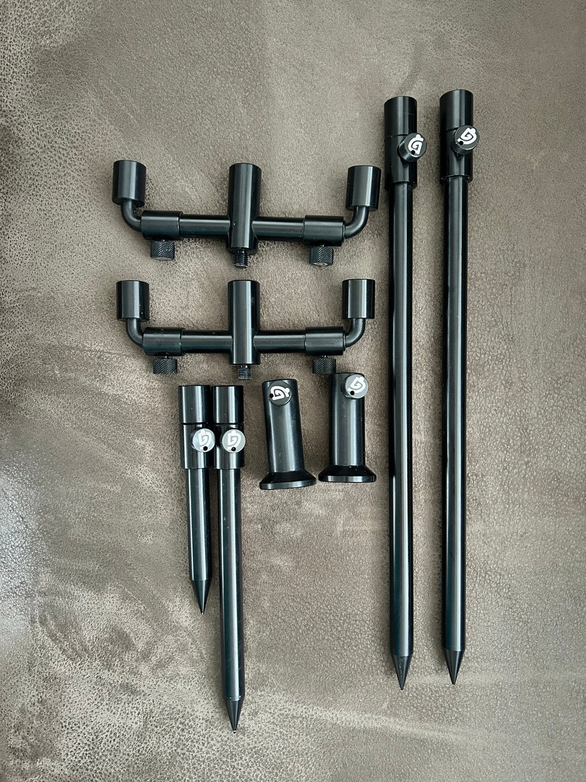 Complete set van Trakker rod pods en banksticks, Watersport en Boten, Ophalen of Verzenden, Zo goed als nieuw, Overige typen