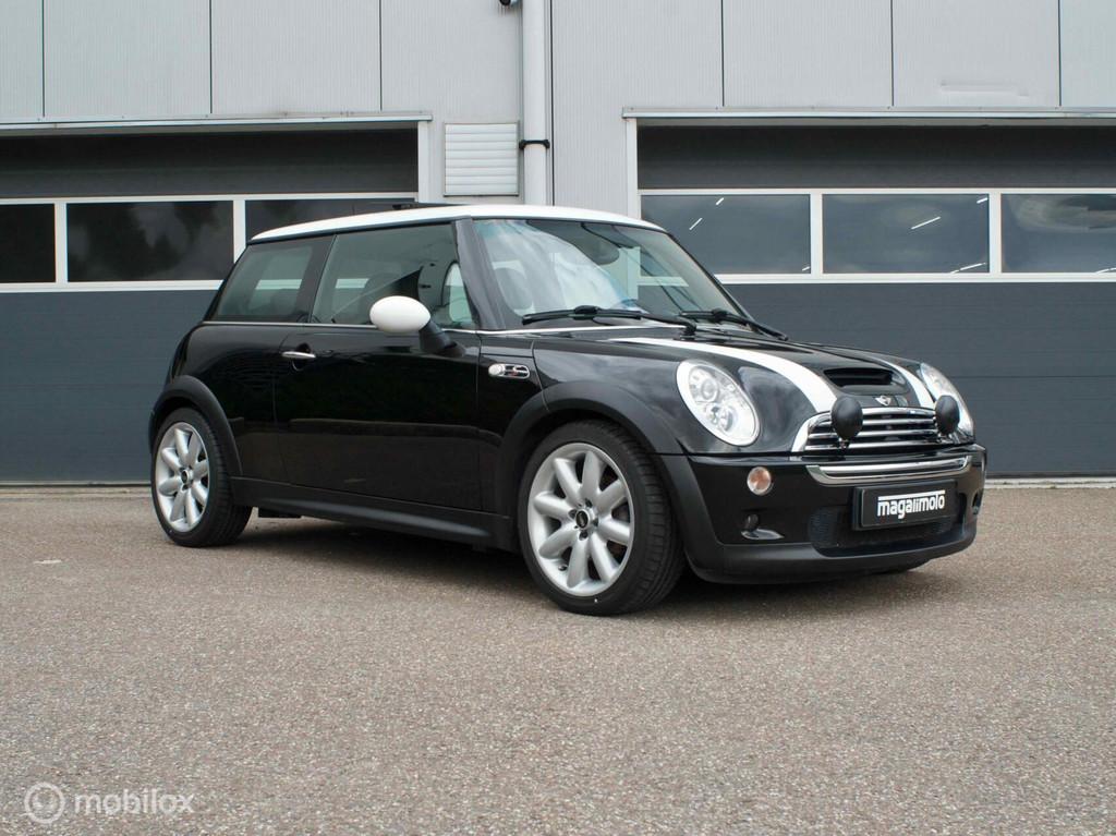 Mini Cooper S 1.6 R53 - Sperdiff | Sportonderstel | OG NL, Voorwielaandrijving, Gebruikt, Zwart, 4 cilinders