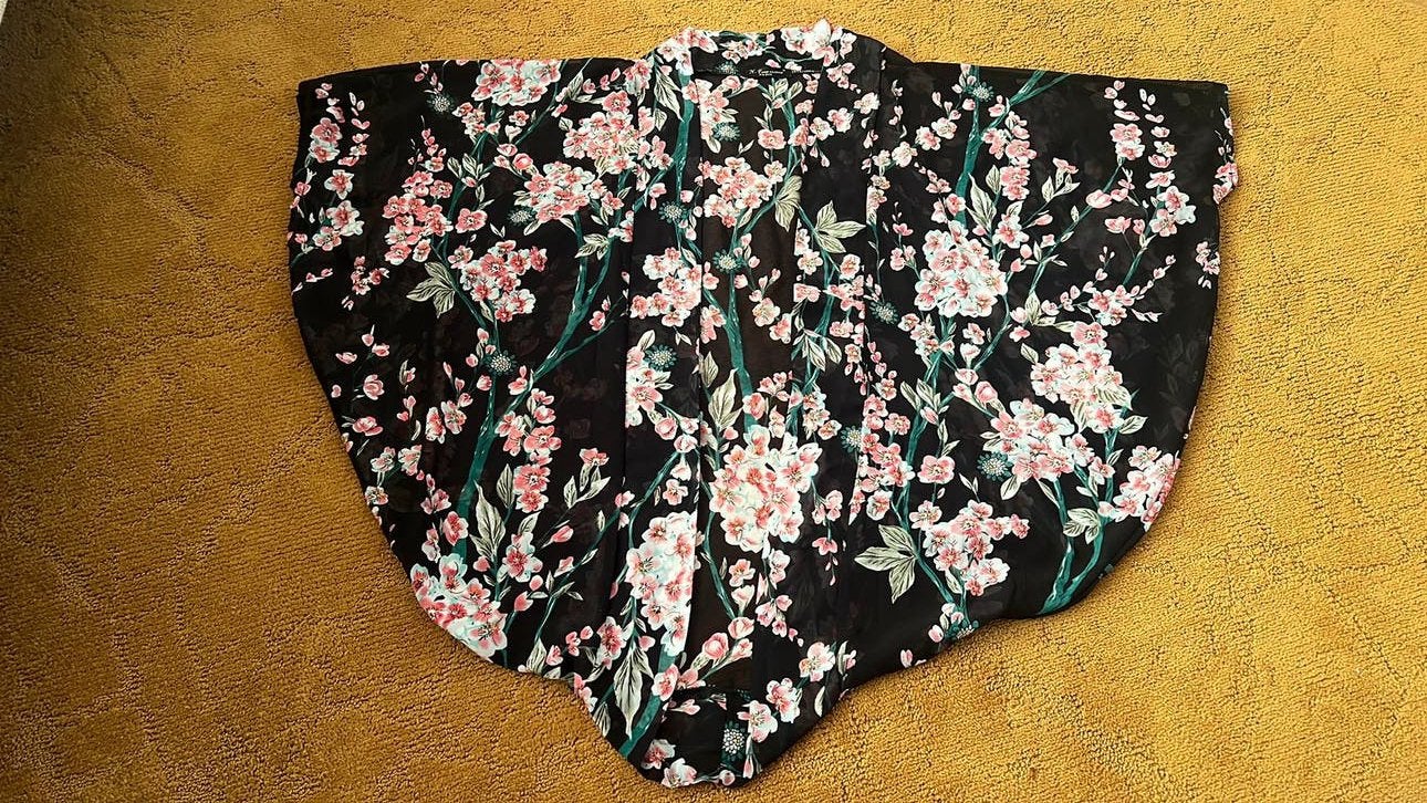 Kimono zwemkleding, Ophalen of Verzenden, Zo goed als nieuw, Zwart, Overige typen