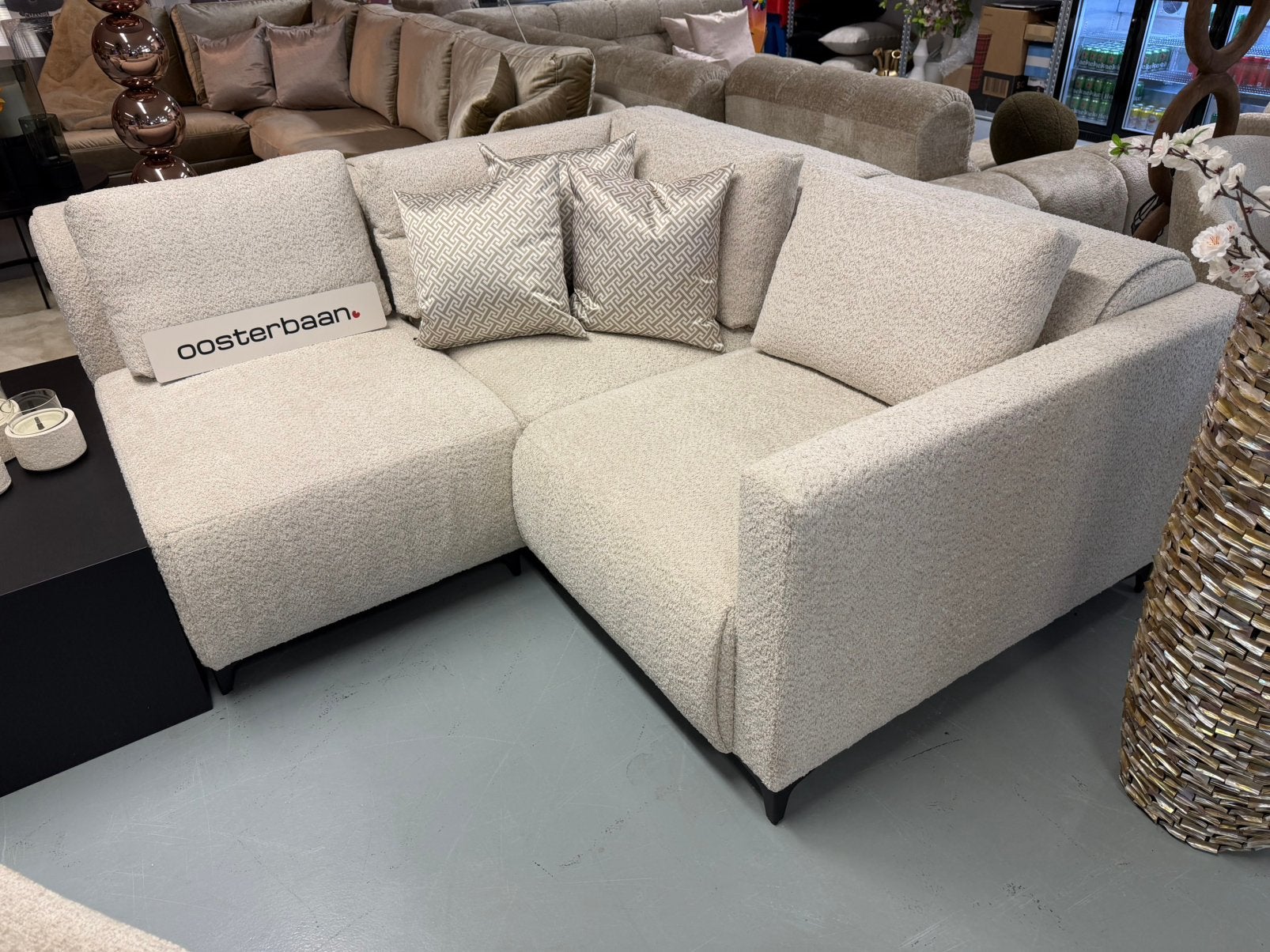 ACTIE - Luxe Teddy Loungebank Pepe 260x200cm Wit - NIEUW, 250 tot 300 cm, Info@oosterbaanwonen.nl, Venus 31 8448CE Heerenveen