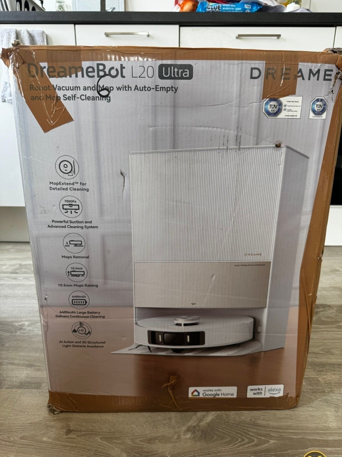 DreameBot L20 Ultra Robotstofzuiger met Dweilfunctie, Witgoed en Apparatuur, Dreame Technology Netherlands B.V., Dreame, Spicalaan 29, 2131 JG Hoofddorp, Nederland