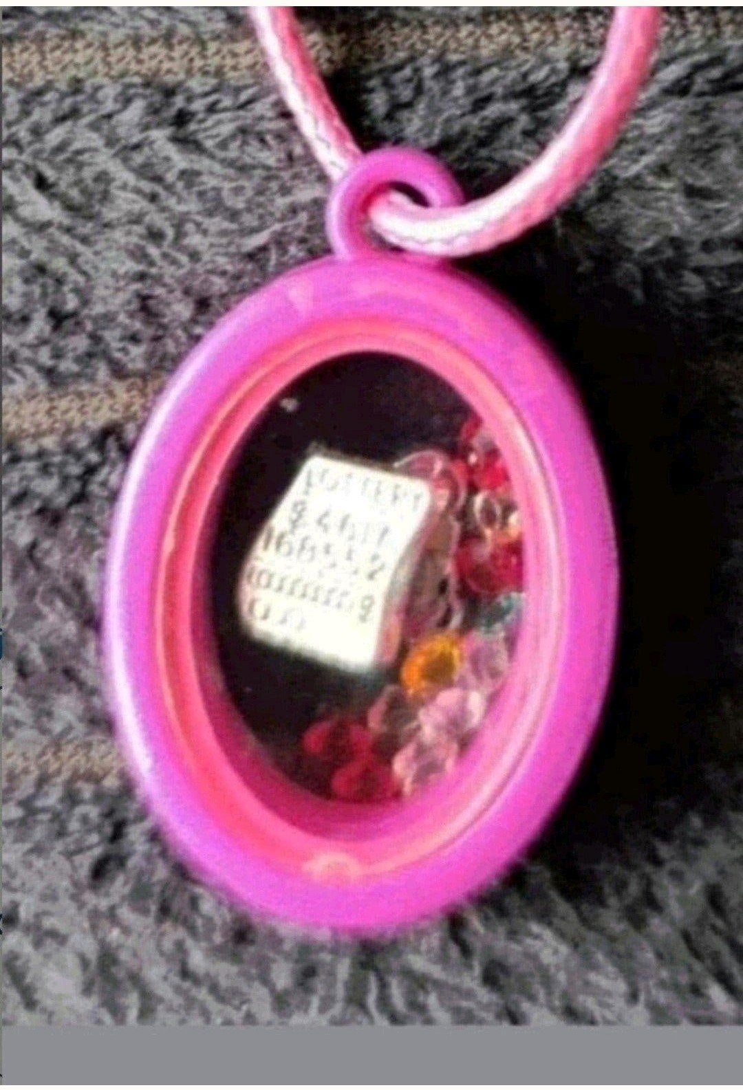memory locker met verwisselbare bedels kan open, Sieraden, Tassen en Uiterlijk, Verzenden, Nieuw, Paars, Met hanger