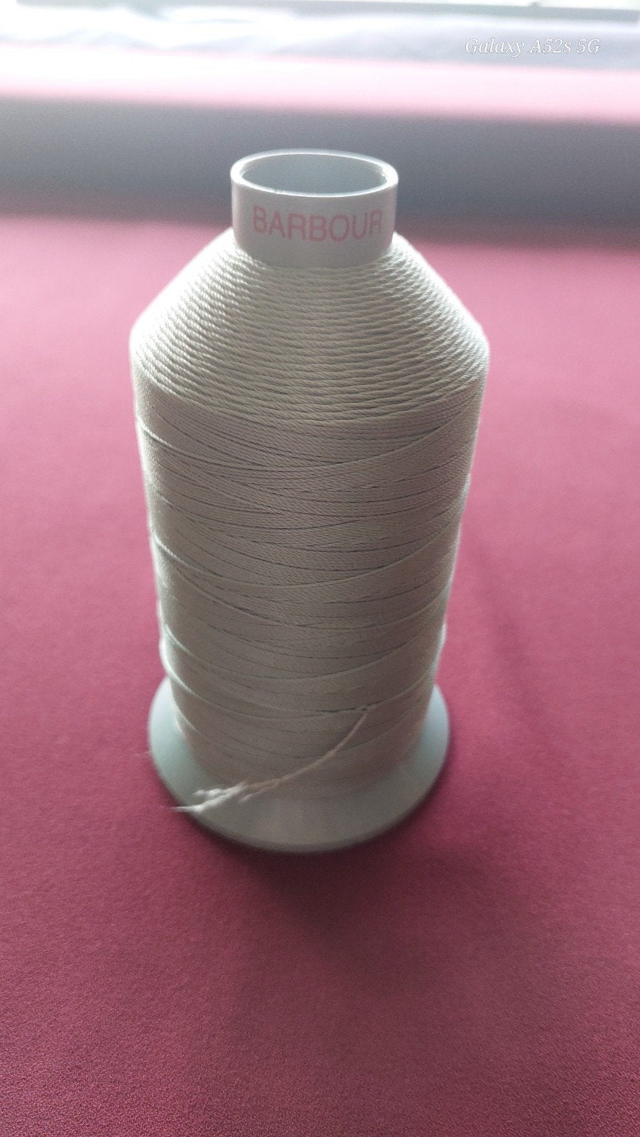 Nylon Garen Nr. 12 - Licht Grijs (Poly Lub), Ophalen of Verzenden, Nieuw, Garen of Naald(en)