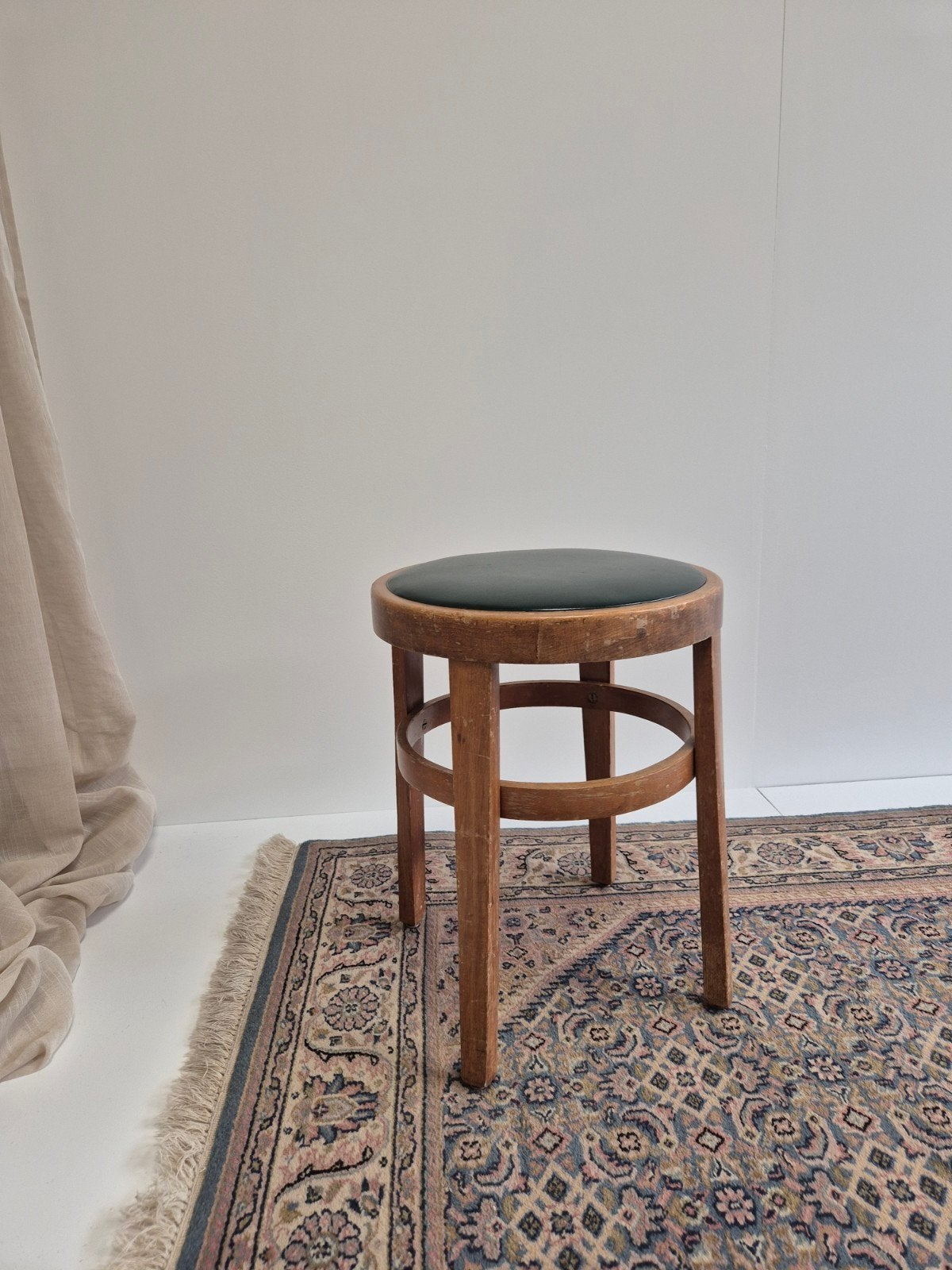Vintage houten kruk, Ophalen of Verzenden, Gebruikt, Hout