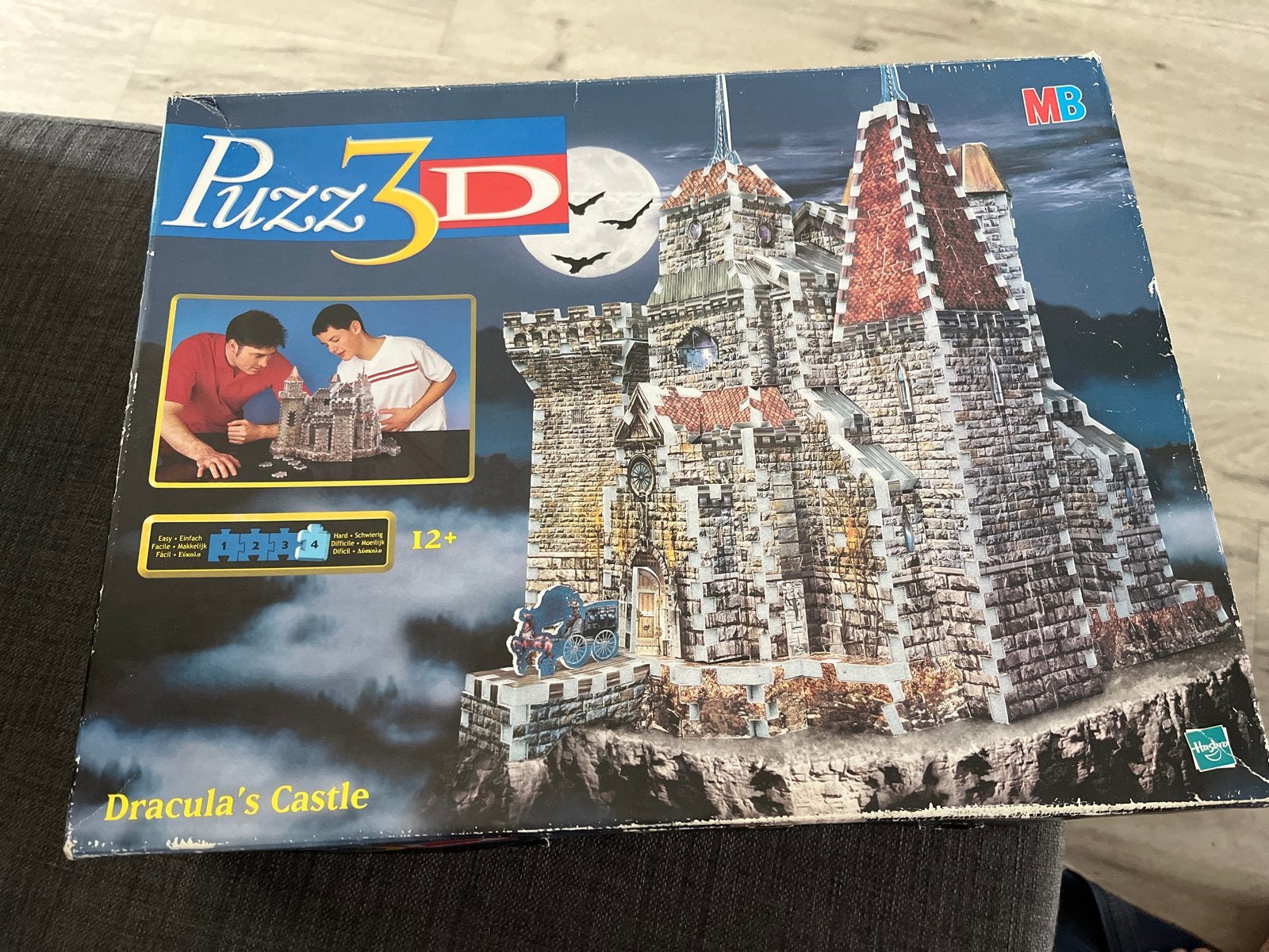 Puzz-3D Dracula's Kasteel - 3D Puzzel, Ophalen of Verzenden, 500 t/m 1500 stukjes, Zo goed als nieuw, Rubik's of 3D-puzzel
