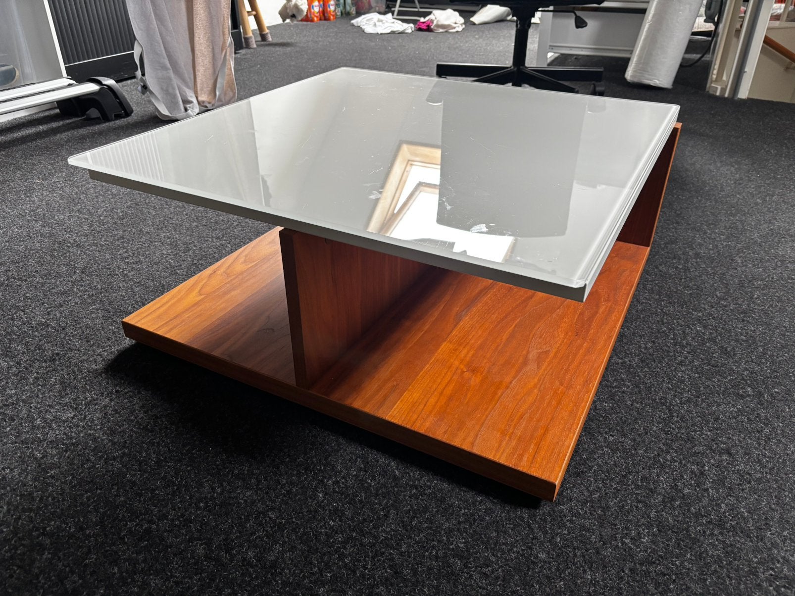Hülsta salontafels 70x70cm, Ophalen, 50 tot 100 cm, Zo goed als nieuw, Minder dan 50 cm