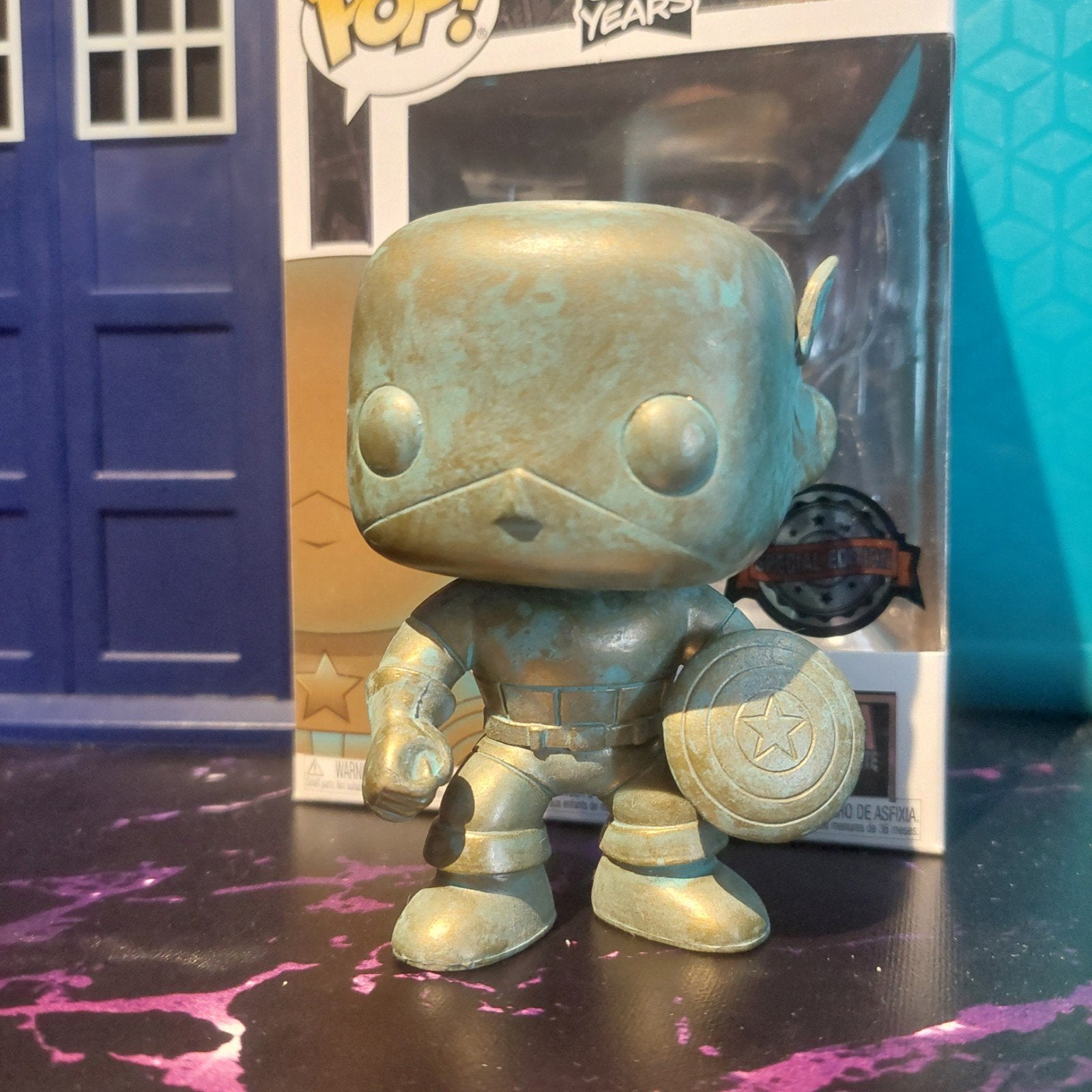 Funko Pop Captain America #497, Ophalen of Verzenden, Zo goed als nieuw