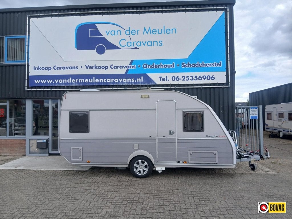 Kip Grey Line Special 44 TDB, Caravans en Kamperen, Caravans, Standaardzit, Kip, Bedrijf, Schokbreker