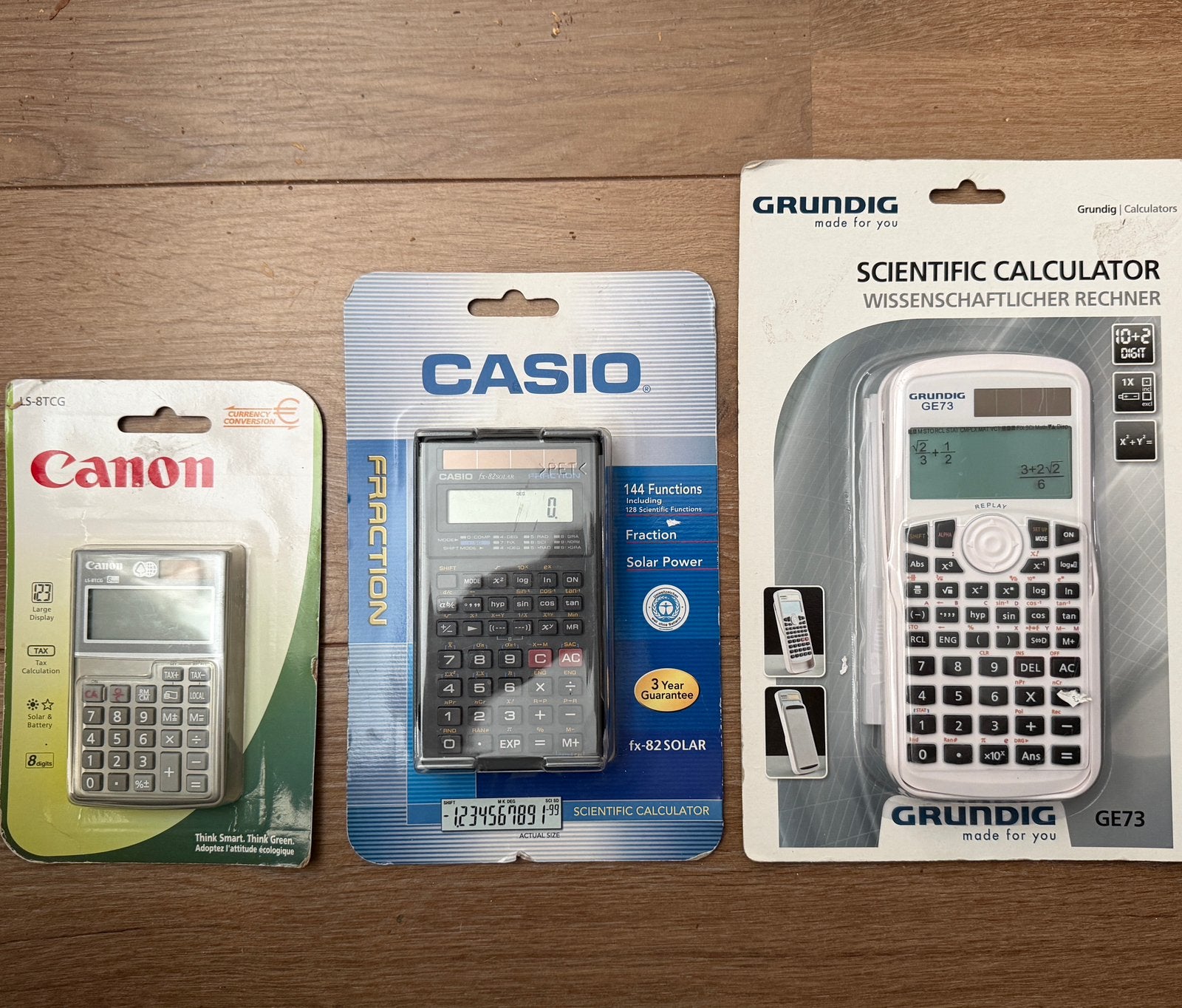 NIEUW LOT 3 rekenmachines calculator grafisch rekenmachine, Ophalen of Verzenden, Nieuw