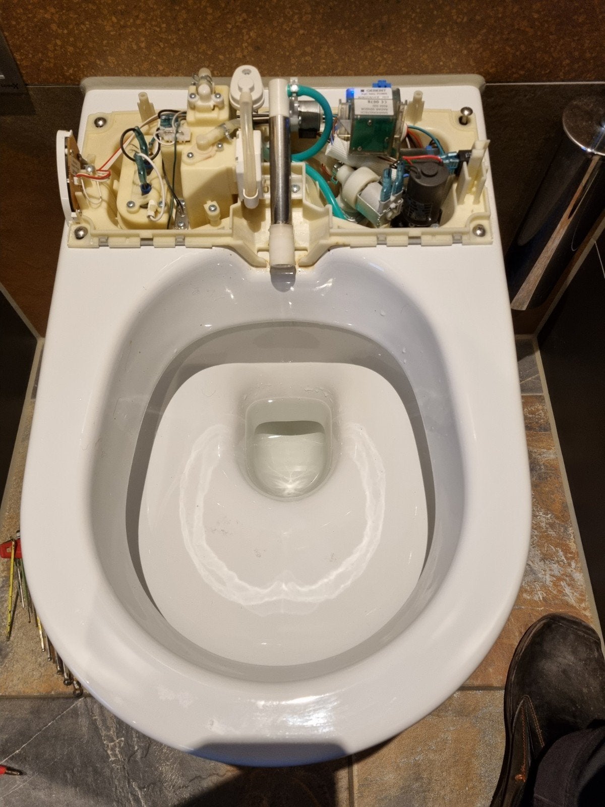 Geberit douche wc met zitting, Ophalen, Gebruikt, Toilet