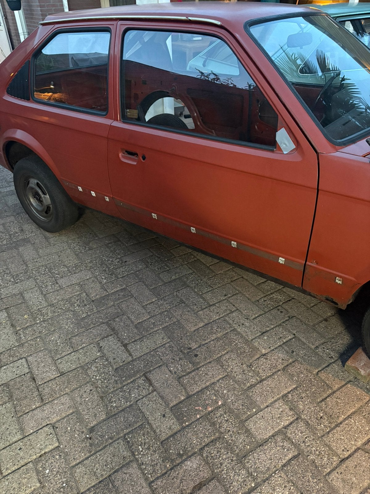 Opel D kadett plaatwerk deur en motorkap ., Auto-onderdelen, Ophalen, Rechts, Opel, Deur