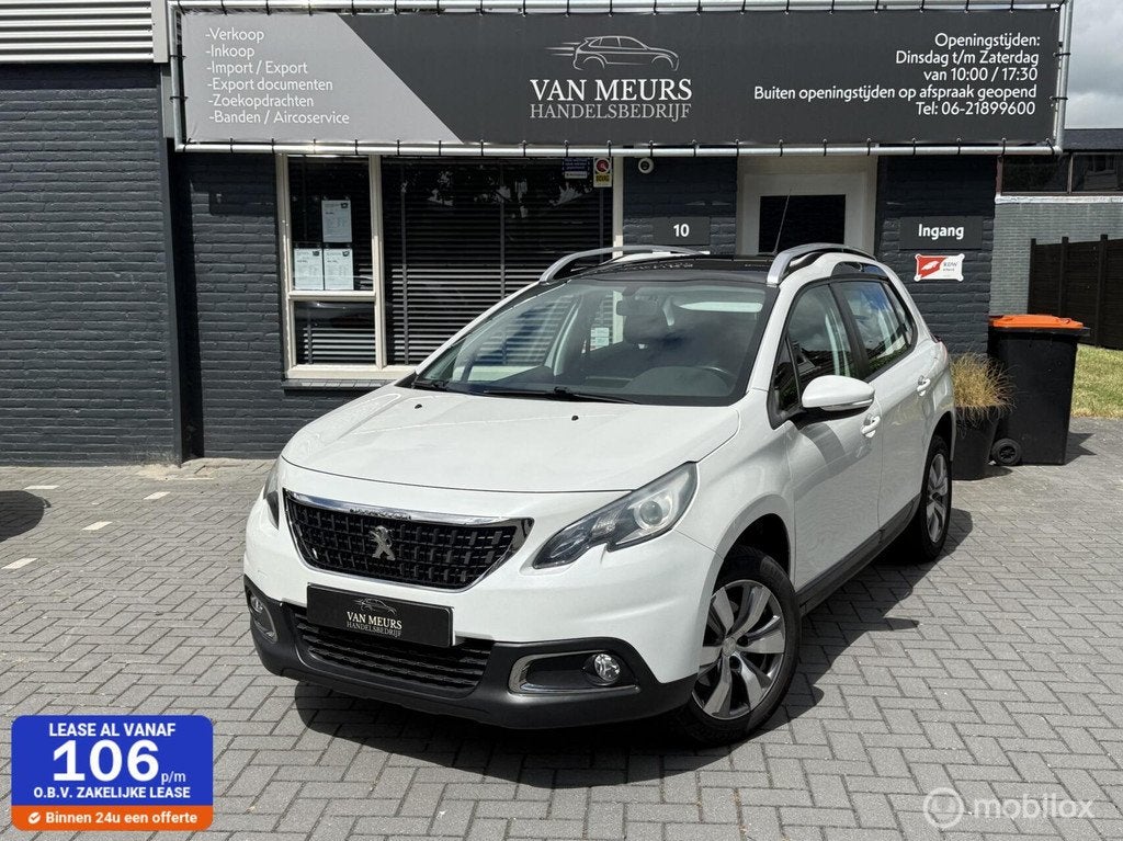 Peugeot 2008 1.2 PureTech Blue Lion, Airco, Navigatie, NW DB, Voorwielaandrijving, Stof, Bedrijf, Handgeschakeld